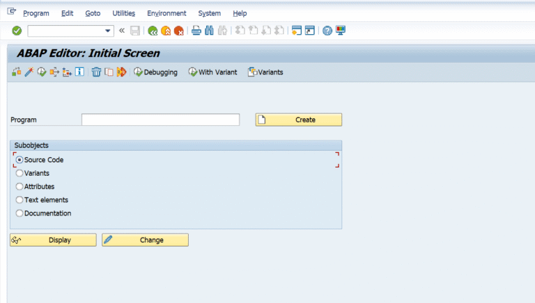 Transacciones utiles para programadores ABAP