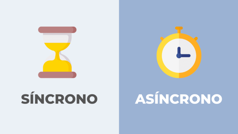 síncrono vs asícrono