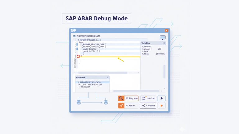 Cómo debuguear en SAP