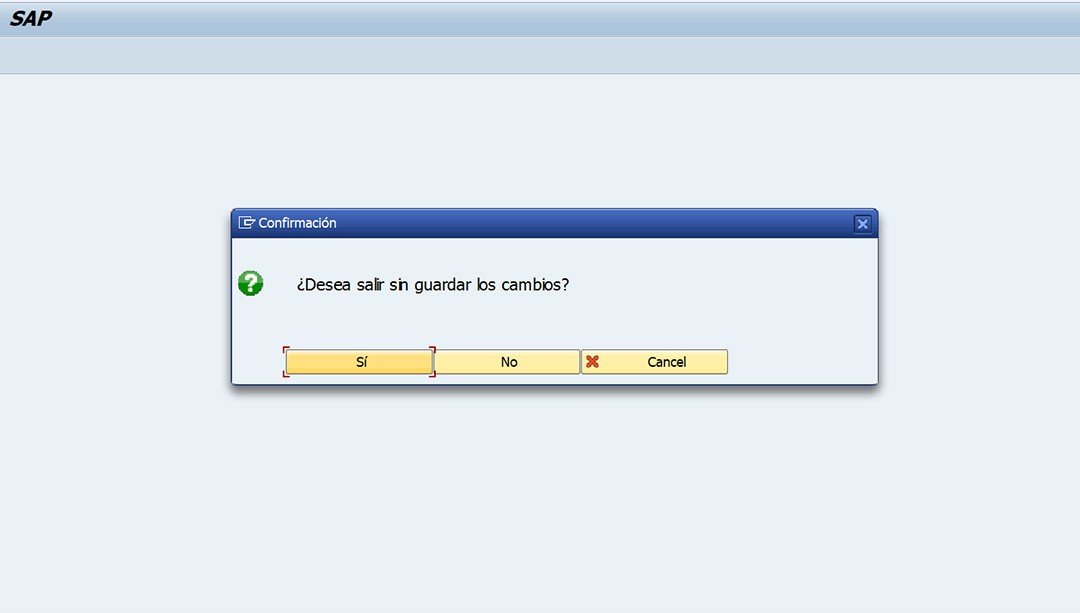 Popup de confimacion en abap