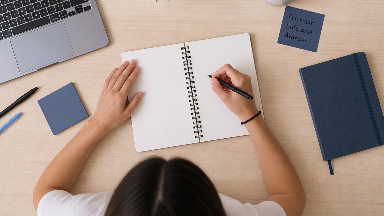 Gestionando tareas de programdor en una libreta
