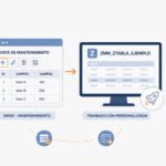 Como crear una transaccion para una vista de mantenimiento o sm30
