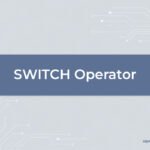 switch operator