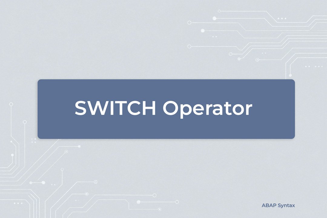 switch operator