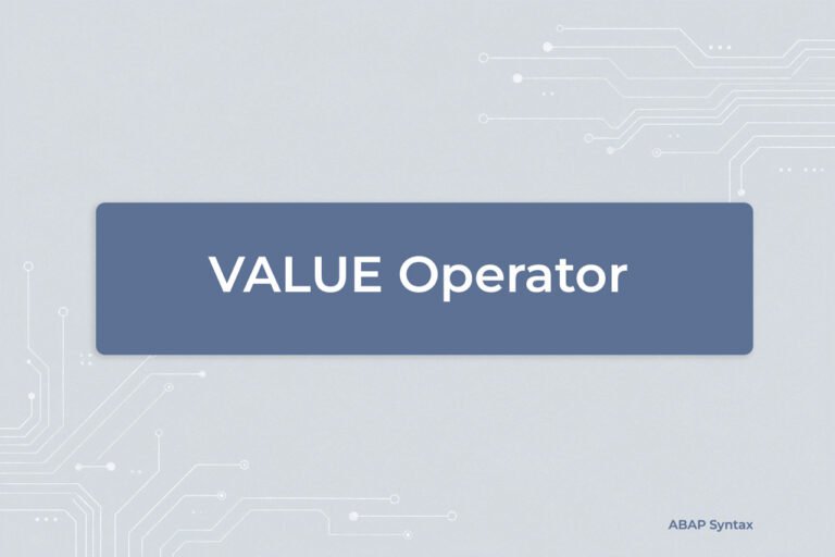 value operador