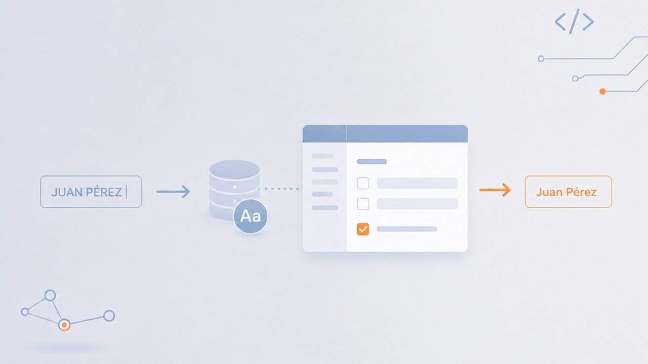 como solucionar texto solo en mayúscula en sap